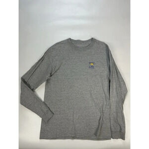 Hanes Shirt Mens Medium Beefy T The Salty Dog Cafe Gray Graphic Print Tee